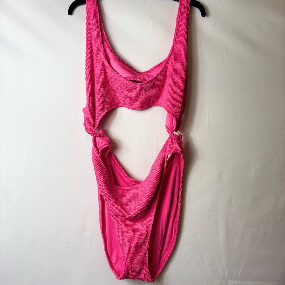 Good American Pink One-Piece Swimsuit